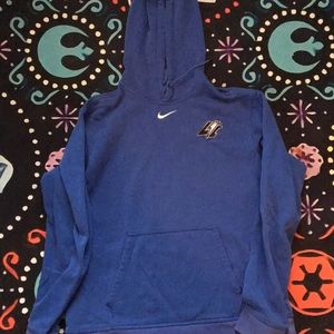Nike Blue hooded sweatshirt